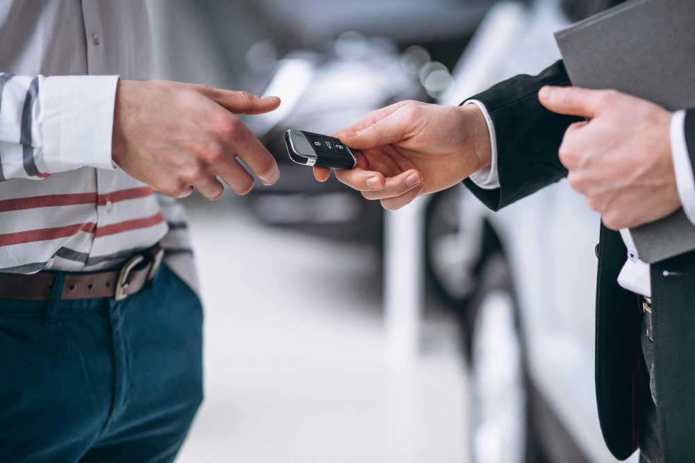 entrega de auto a oficina